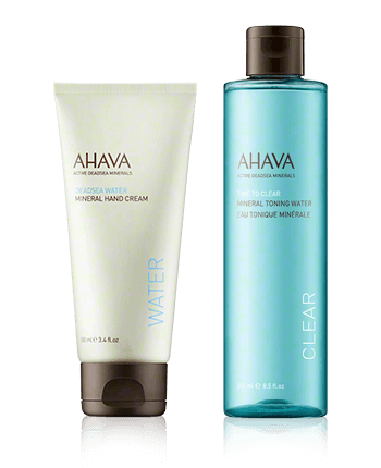 AHAVA Time to Clear Set met Mineraal Tonenwater