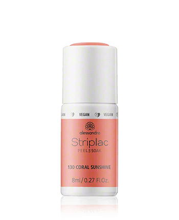 Alessandro Striplac Peel or Soak 130 Coral Sunshine (8 ml)