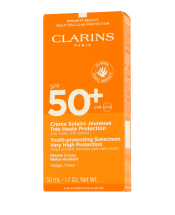 Clarins Zonbescherming Crème Solaire Jeunesse Très Haute Protection SPF 50+ (50 ml)