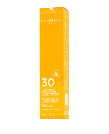 Clarins Zonbescherming Huile Solaire Embellissante Haute Protection SPF 30 (150 ml)