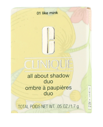 Clinique All About Shadow Duo 01 Like Mink (1,7 g)