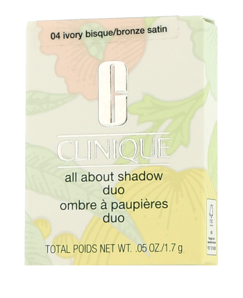 Clinique All About Shadow Duo 04 Ivory Bisque/Bronze Satin (1,7 g)