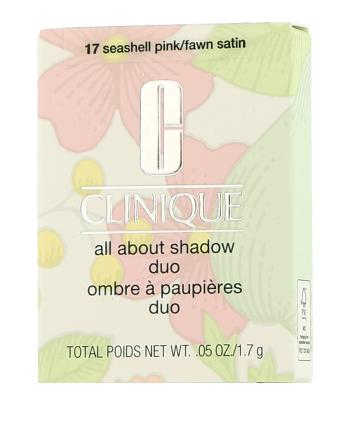 Clinique All About Shadow Duo 17 Seashell Pink/Fawn Satin (1,7 g)