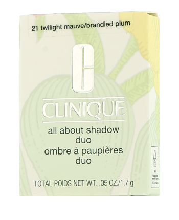 Clinique All About Shadow Duo 21 Twilight Mauve/Brandied Plum (1,7 g)