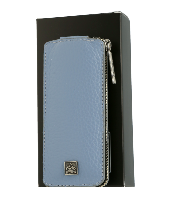 Erbe Solingen Manicure etui met ritssluiting in lichtblauw (3-teilig)