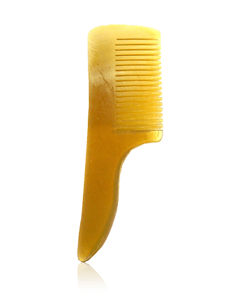 Golddachs Baardverzorging Baardkam hoorn 8 cm met handvat