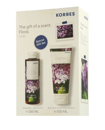 Korres Lilac Set met bodyreiniger & bodymilk