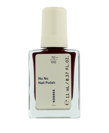 Korres No No Nail Polish 59 Burgundy Red (11 ml)