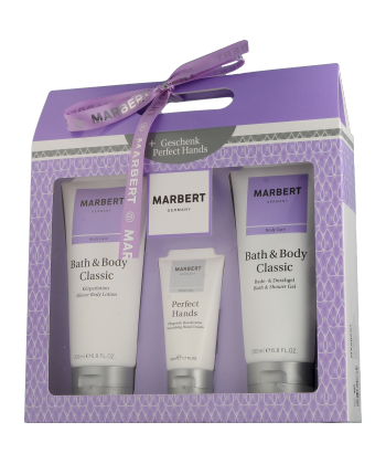 Marbert Bath & Body Classic Set met 3 x onderhoud