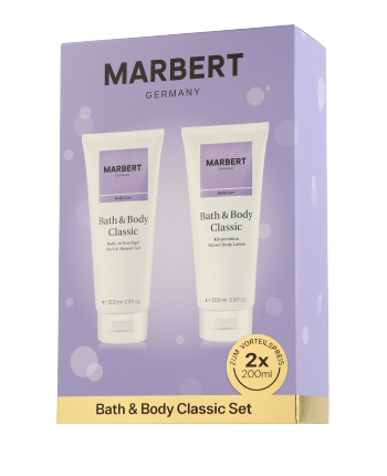Marbert Bath & Body Classic Douche gel en body lotion instellen