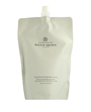 Molton Brown Delicious Rhubarb & Rose Bath & Shower Gel Refill (400 ml)