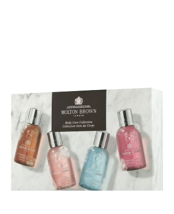 Molton Brown Delicious Rhubarb & Rose Set met hout en bloemen