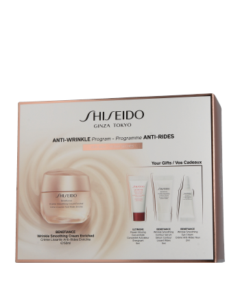 Shiseido Benefiance Set met Wrinkle Smoothing Cream Enriched