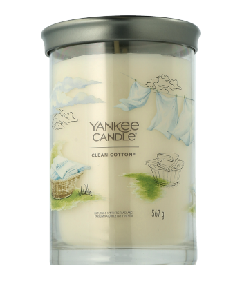 Yankee Candle Signature Tumbler Clean Cotton (567 g)