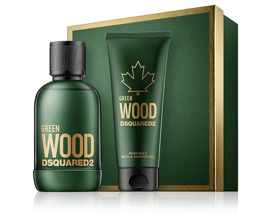 Dsquared² Green Wood 100 ml EdT Set met Showergel