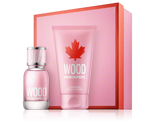 Dsquared² Wood pour Femme 30 ml EdT Set met Body Lotion