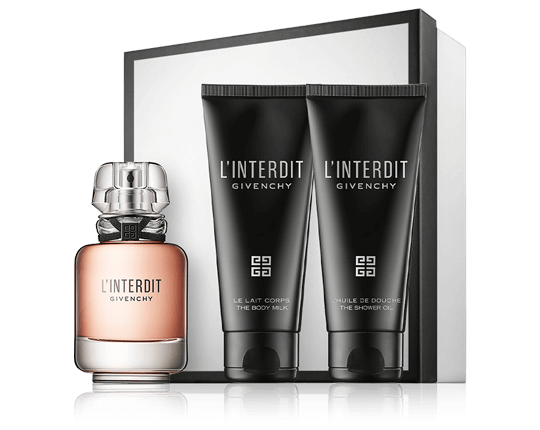 Givenchy L'Interdit 50 ml EdP Set met doucheolie & bodymilk