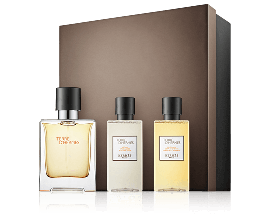 Hermès Terre d'Hermès 50 ml EdT Set 2x verzorging