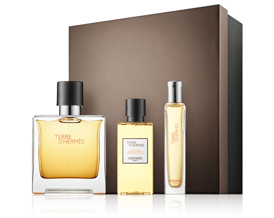 Hermès Terre d'Hermès Set met Mini-parfum & Haar- en Lichaamsdouchegel