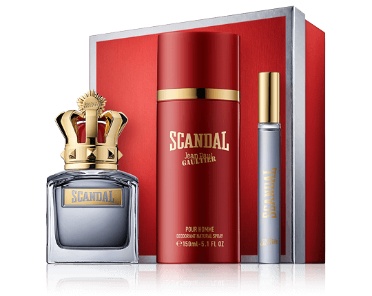 Jean Paul Gaultier Scandal pour Homme 50 ml EdT Set met Deodorant Spray