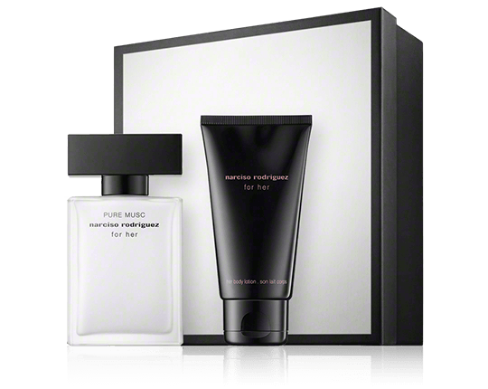 Narciso Rodriguez for her Pure Musc 30 ml EdP Set met Body Lotion