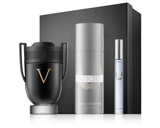 Paco Rabanne Invictus Victory 100 ml EdP Set met Deodorant Spray