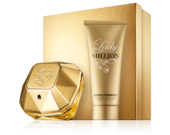 Paco Rabanne Lady Million 80 ml EdP Set met Body Lotion