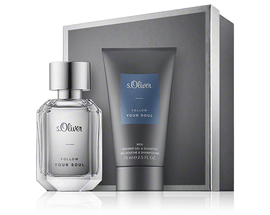 s.Oliver Follow Your Soul Men 30 ml EdT Set met Shower Gel & Shampoo