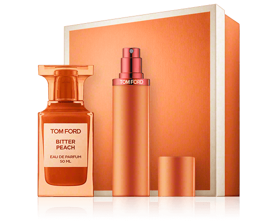 Tom Ford Bitter Peach 50 ml EdP Set met navulbare Travel EdP Spray