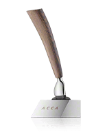 Acca Kappa Men's Grooming Razor with Stand - Wenge Wood - "Mach 3" Razor Scheren kit