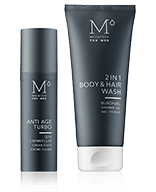 Charlotte Meentzen for Men Set met Lichaams- & Haarwas & Q10 Crème Fluid Douchegel