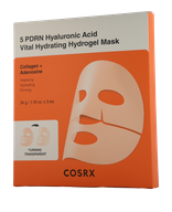 COSRX 5 PDRN Hyaluronic Acid Vital Hydrating Hydrogel Mask Verzorgingsmasker 3 x 34 g