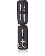 Erbe Solingen Manicure etui met rits in zwart Manicureset 3-teilig