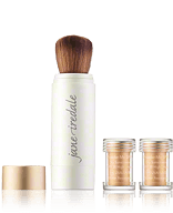 Jane Iredale Powder-Me SPF Refillable Brush + 2 Refills Poeder