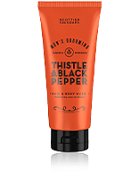 Scottish Fine Soaps Men's Grooming Thistle & Black Pepper Hair & Body Wash 200ml
