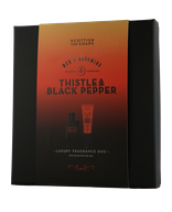 Scottish Fine Soaps Men's Grooming Thistle & Black Pepper 50 ml EdT Set met Hair & Body Wash
