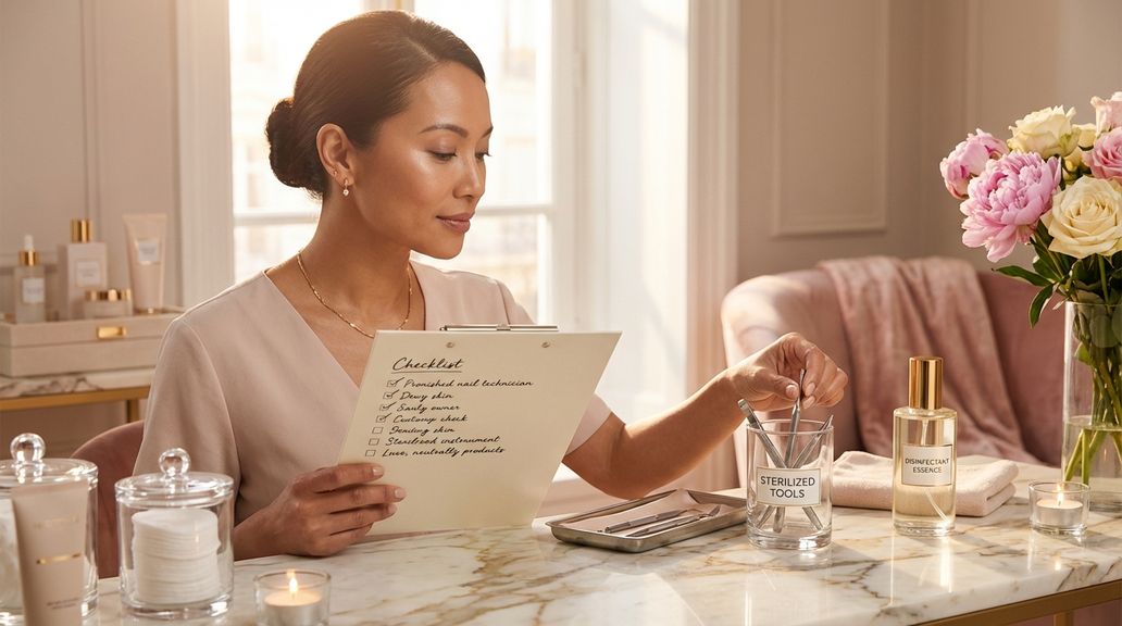 Hoe zou een nagelstudio met reinigings- en desinfectieplannen moeten werken?