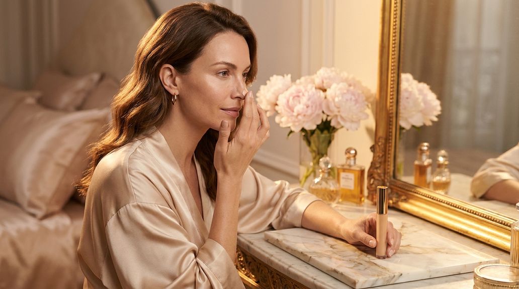 Zijn er speciale technieken om concealer bij de neusvleugels en mondhoeken streeploos in te werken?