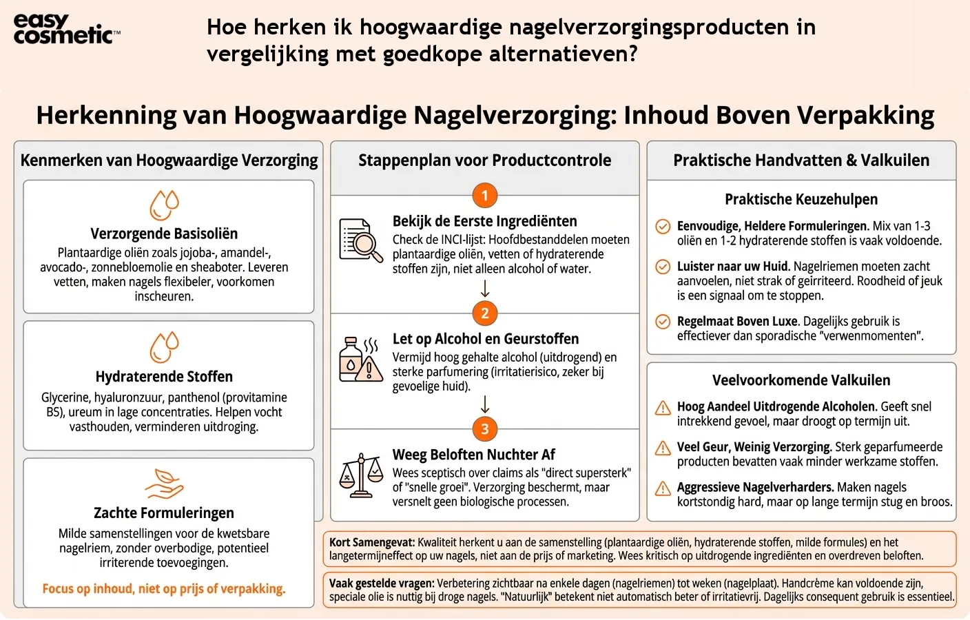 Hoe herken ik hoogwaardige nagelverzorgingsproducten in vergelijking met goedkope alternatieven?