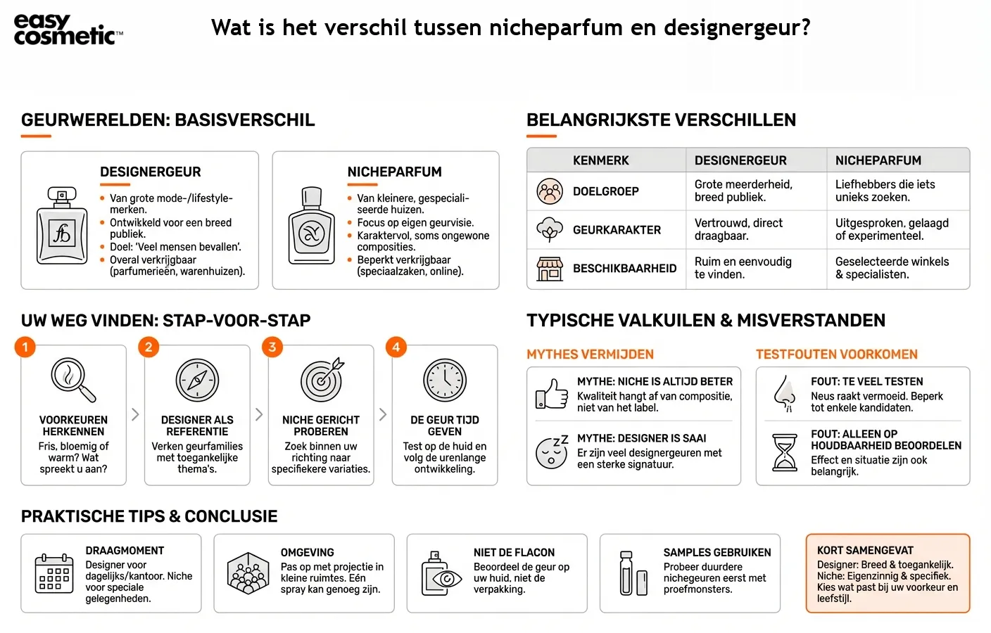 Wat is het verschil tussen nicheparfum en designergeur?