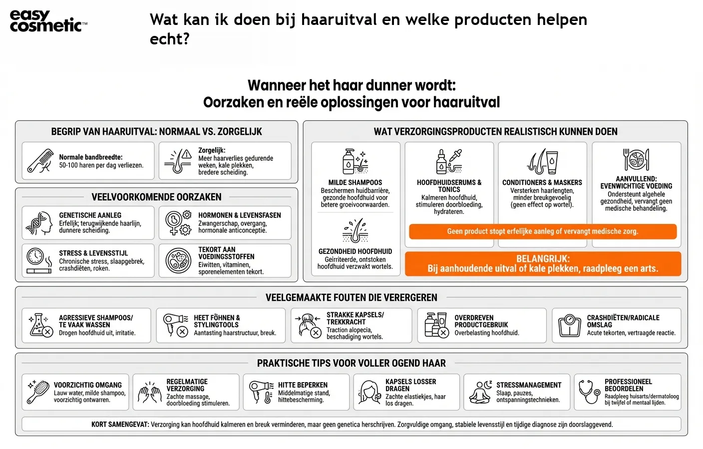 Wat kan ik doen bij haaruitval en welke producten helpen echt?