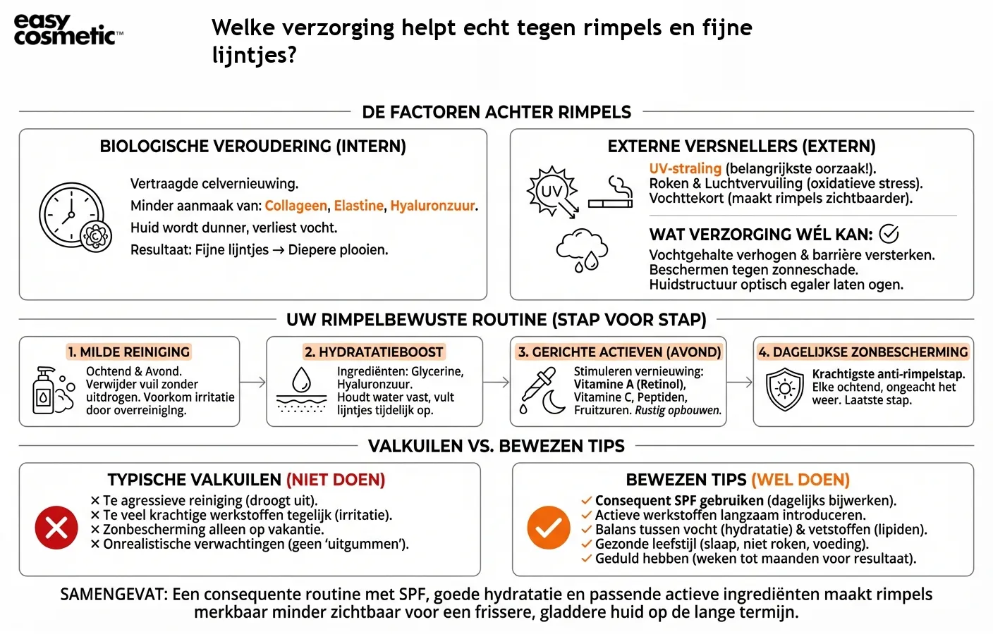 Welke verzorging helpt echt tegen rimpels en fijne lijntjes?